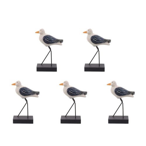 Wooden seagull ornament - seagull,