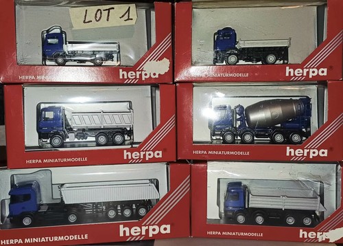 Herpa camions chantier - 1/87,