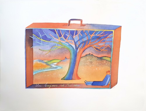 Jean michel folon voyage en - folon, :