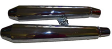Pair of Genuine Triumph Thruxton 900 2005-16 Silencers Mufflers 2206453 2206451