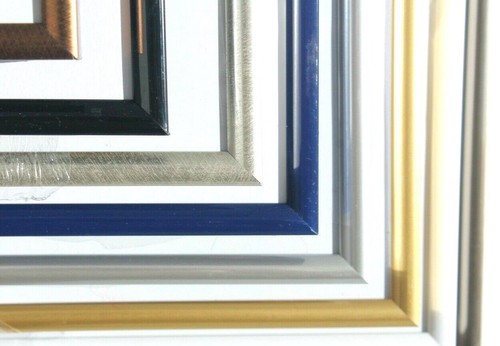 Cadre photo 20x30 noir bleu - cadre,