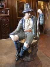 Ceramic Tobacco Pot Slipper by BERNARD BLOCH "THE HUNTER"