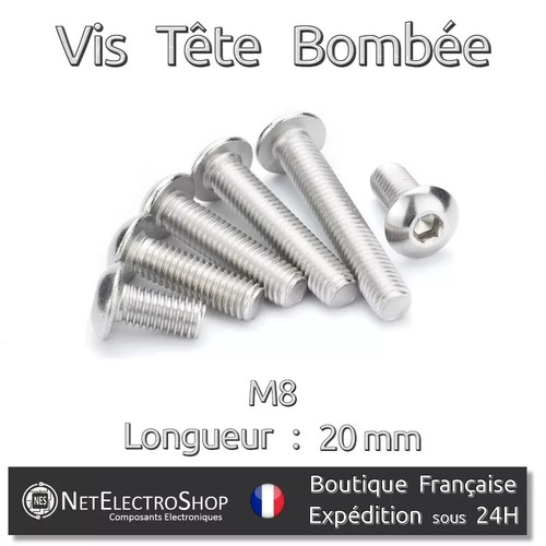 Vis tête bombée - bombée, a2