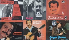 lot 6 CDs Georges Brassens