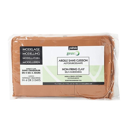 Bloc argile marron - marron, sans