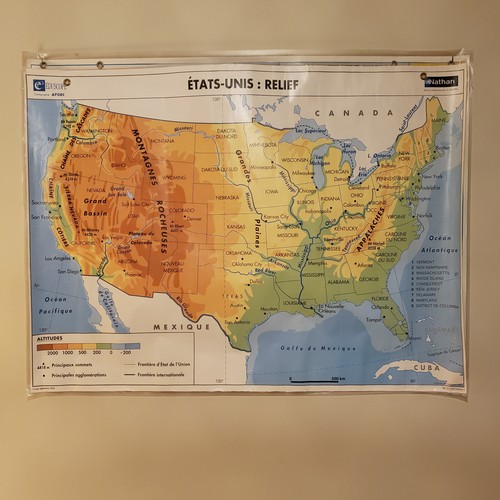 Carte scolaire usa 2004 - carte,