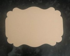 10x étiquettes en carton