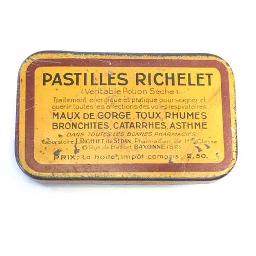 Ancienne boite publicitaire - boite,