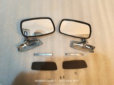 BMW E12 E21 E10 1602 2002 Exterior Side Chrome Mirrors Set Left and Right Metal 