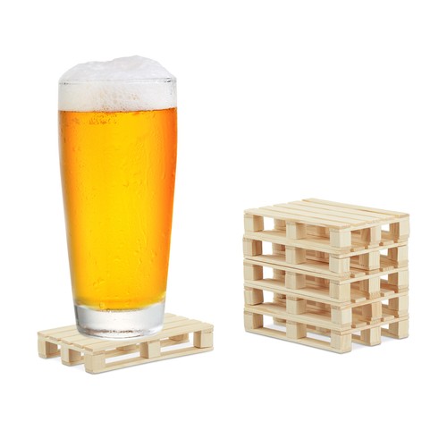Dessous verre bois palettes - de,