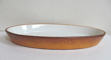 Pilivite by  Pillivuyt France  rope edge brown oval casserole 15"