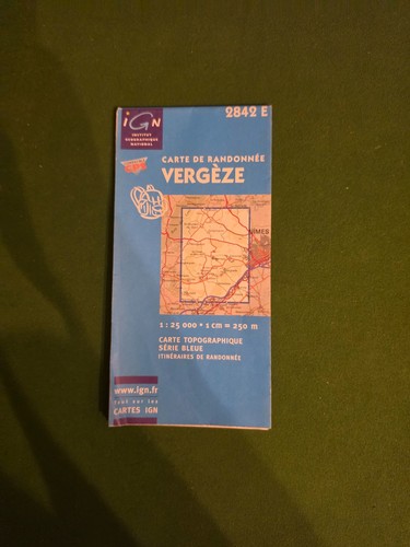 Ign carte randonnée 2842e - carte,