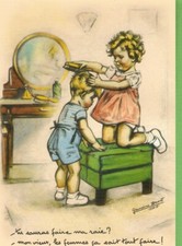 Germaine BOURET carte postale