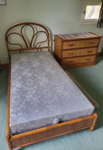 Chambre complète rotin et - complète,