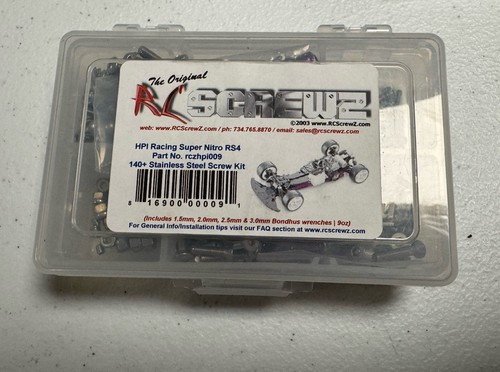 Rcscrewz stainless screw kit - rcscrewz,