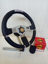 New Genuine Momo Steering Wheel and Hub for Lada Niva Vaz Sedan Fiat 124 1972