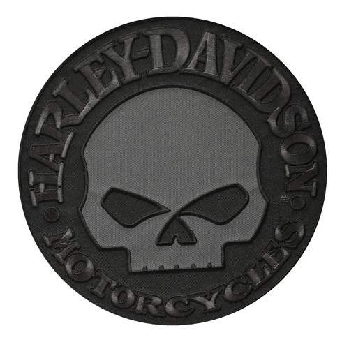 Harley davidson patch hubcap - harley,