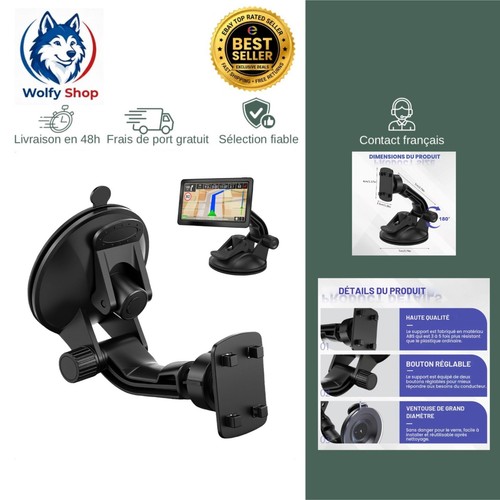 Support gps voiture ventouse - gps,