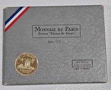 FRANCE 1970 MONNAIE DE PARIS 8 COIN FDC SET FLEURS DE COINS IN ORIGINAL BOX