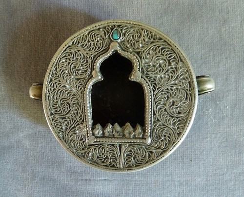 Reliquaire tibétain ancien - un,