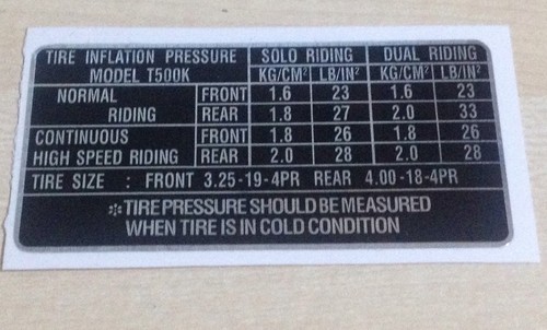 Suzuki t500 tire - t500, "tire