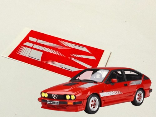 Décalcomanies alfa romeo gtv - alfa,