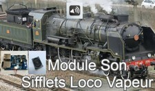 Module 8 Sons 2.5W SIFFLETS ET LOCO VAPEUR Modélisme Train - 5 Vcc