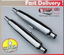 BSA A50 / A65 1963-1970 PAIR OF SILENCERS OEM 68-2732
