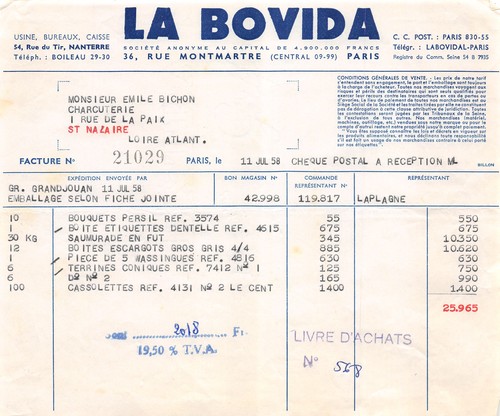 1958 bovida paris m - bovida,