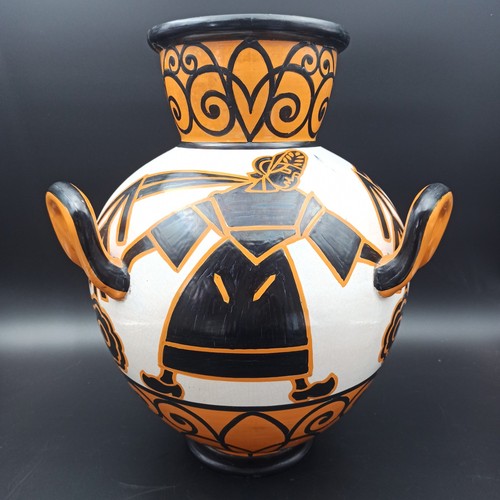 Quimper grand vase art - -,
