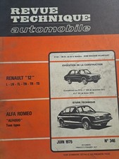 ALFA ROMEO ALFASUD tous types 1186 cm REVUE TECHNIQUE AUTOMOBILE 346 giardinetta