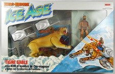 Dino Riders Ice Age - Sabertooth Tiger / Saber Tooth Tiger & Kub - Tyco Com
