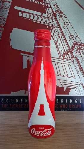 Bouteille coca cola alu paris - bouteille,