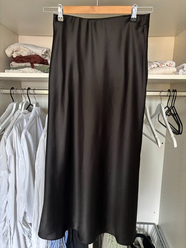 Jupe longue satin - longue,