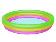 Piscine gonflable arc-en-ciel