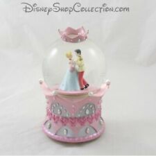 DISNEY Cinderella Pink Crown Snowglobe Snowball 19cm (MO)