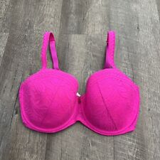 PRIMA DONNA Palermo Twist Pink Lace Bra Size US 42 D - Foam Cup - NWOT