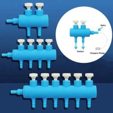 repartiteur air 6 sorties pompe  bulleur aquarium aeration robinet