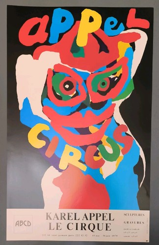 Affiche karel appel 1979 - affiche,
