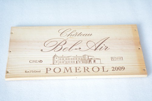 Estampe caisse vin bois - caisse,