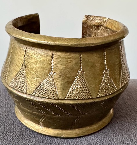 Ancien bracelet esclave bronze - bracelet,