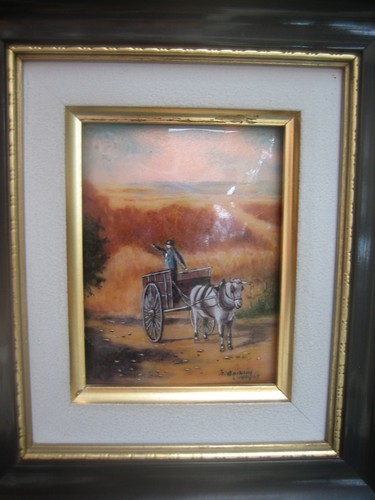 Tableau émaillé bonnin - émaillé, r.