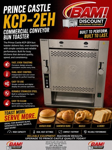 Prince castle commercial bun - castle,