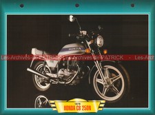 HONDA CB 250 N CB250 CB250N 1979 (1978-1982) : Fiche Moto #001077