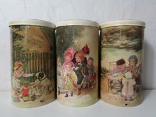 3 anciennes boites en métal Massilly Vintage