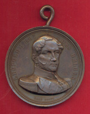 Medal Belgium King Leopold I for the inauguration of railway Verviers-Aachen 1843