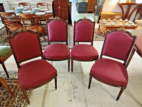 Chaises tapissées style - chaises,