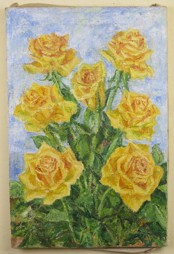 Tableau huile sur toile - tableau,