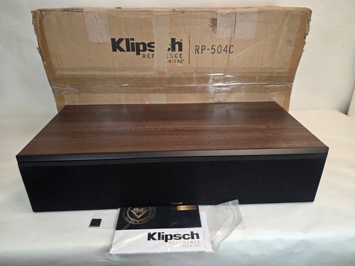 Klipsch 504c walnut vinyl - klipsch, rp-504c