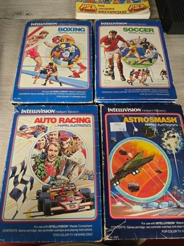 Lot jeux intellivision - lot,